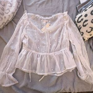 Long sleeve blouse